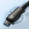 Kabel USB C - USB C 480Mb/s 240W 3m Baseus Tungsten Gold CAWJ040201 - czarny